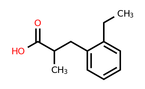 1528405-76-6 | 3-(2-Ethylphenyl)-2-methylpropanoic acid