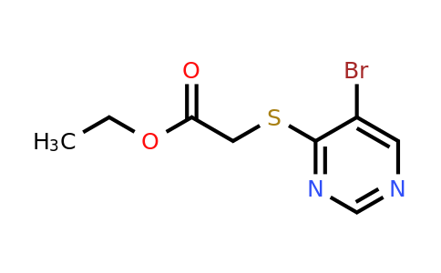 1528587-43-0 | Ethyl 2-((5-bromopyrimidin-4-yl)thio)acetate