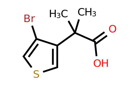 1528989-30-1 | 2-(4-Bromothiophen-3-yl)-2-methylpropanoic acid