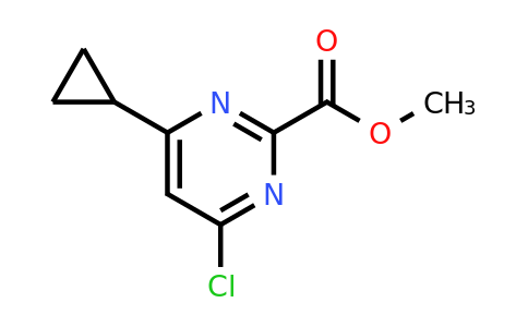1529210-56-7 | Methyl 4-chloro-6-cyclopropylpyrimidine-2-carboxylate