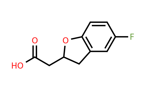 1529280-40-7 | 2-(5-Fluoro-2,3-dihydro-1-benzofuran-2-yl)acetic acid
