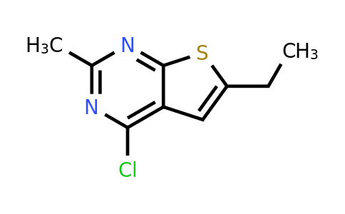 152998-85-1 | 4-Chloro-6-ethyl-2-methylthieno[2,3-d]pyrimidine