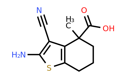 1530793-63-5 | 2-Amino-3-cyano-4-methyl-4,5,6,7-tetrahydrobenzo[b]thiophene-4-carboxylic acid