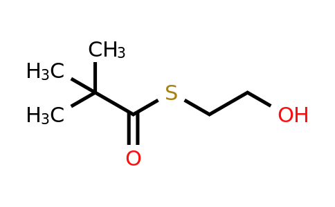 153121-88-1 | S-(2-Hydroxyethyl) 2,2-dimethylpropanethioate