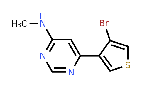 1532232-61-3 | 6-(4-Bromothiophen-3-yl)-n-methylpyrimidin-4-amine