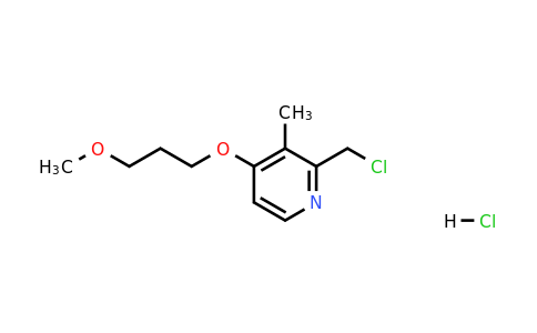 153259-31-5 | 2-(Chloromethyl)-4-(3-methoxypropoxy)-3-methylpyridine hydrochloride