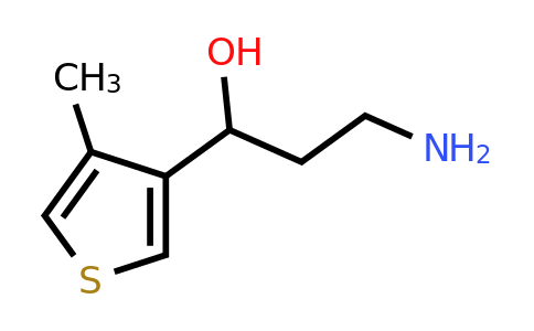 1532919-84-8 | 3-Amino-1-(4-methylthiophen-3-yl)propan-1-ol