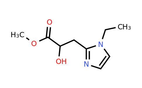 1534489-54-7 | Methyl 3-(1-ethyl-1h-imidazol-2-yl)-2-hydroxypropanoate