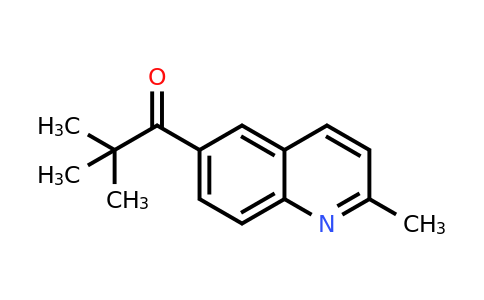 1534944-10-9 | 2,2-Dimethyl-1-(2-methylquinolin-6-yl)propan-1-one