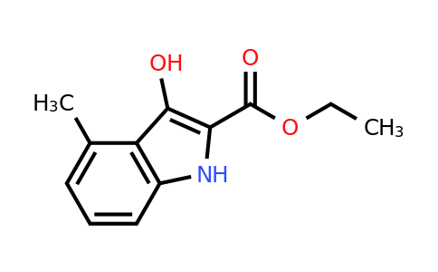 153501-38-3 | Ethyl 3-hydroxy-4-methyl-1H-indole-2-carboxylate