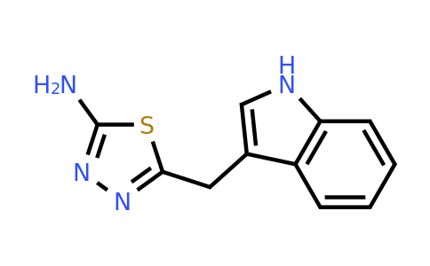 153595-93-8 | 5-((1H-indol-3-yl)methyl)-1,3,4-thiadiazol-2-amine