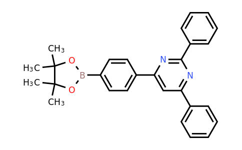 1536209-84-3 | 2,4-Diphenyl-6-(4-(4,4,5,5-tetramethyl-1,3,2-dioxaborolan-2-yl)phenyl)pyrimidine
