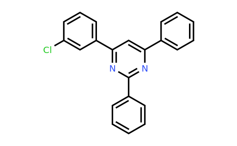 1536209-87-6 | 4-(3-CHLOROPHENYL)-2,6-DIPHENYLPYRIMIDINE