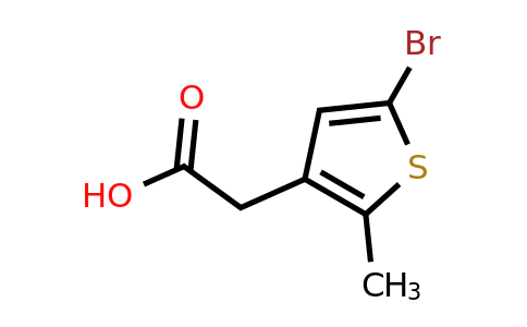 1536868-96-8 | 2-(5-Bromo-2-methylthiophen-3-yl)acetic acid