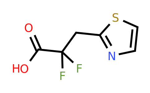 1538518-11-4 | 2,2-Difluoro-3-(thiazol-2-yl)propanoic acid
