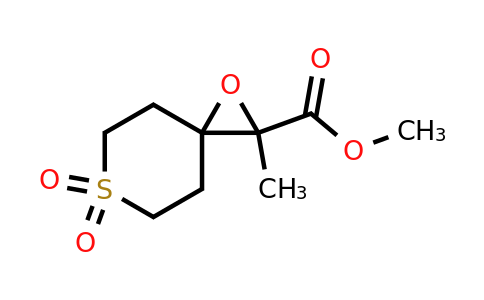 Methyl 2-methyl-1-oxa-6-thiaspiro[2.5]octane-2-carboxylate 6,6-dioxide