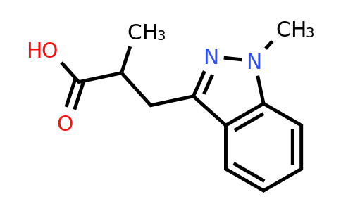 1538927-87-5 | 2-Methyl-3-(1-methyl-1h-indazol-3-yl)propanoic acid