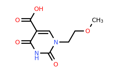 1539513-40-0 | 1-(2-Methoxyethyl)-2,4-dioxo-1,2,3,4-tetrahydropyrimidine-5-carboxylic acid