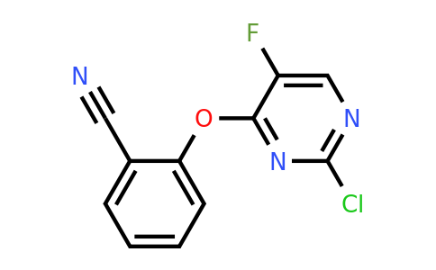 1539645-63-0 | 2-((2-Chloro-5-fluoropyrimidin-4-yl)oxy)benzonitrile