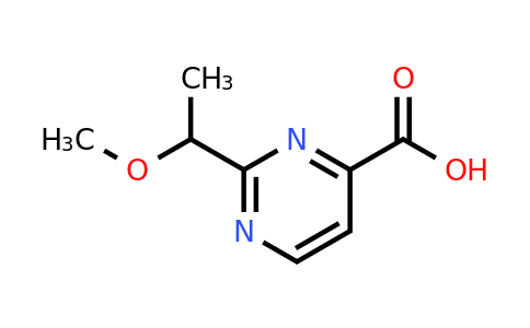 1539876-17-9 | 2-(1-Methoxyethyl)pyrimidine-4-carboxylic acid