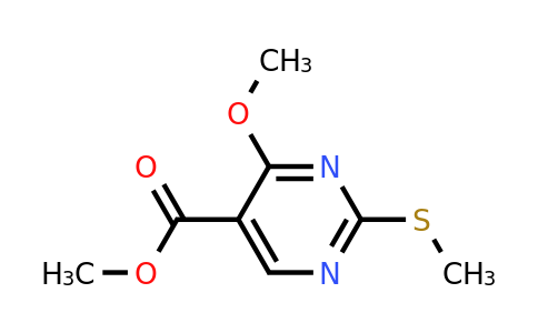 15400-57-4 | Methyl 4-methoxy-2-(methylthio)pyrimidine-5-carboxylate
