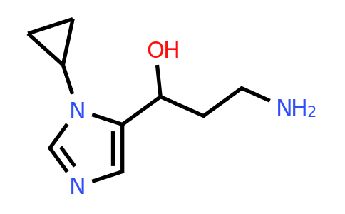 1540690-32-1 | 3-Amino-1-(1-cyclopropyl-1h-imidazol-5-yl)propan-1-ol