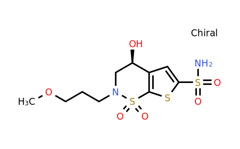 154127-42-1 | (S)-4-Hydroxy-2-(3-methoxypropyl)-3,4-dihydro-2H-thieno[3,2-e][1,2]thiazine-6-sulfonamide 1,1-dioxide