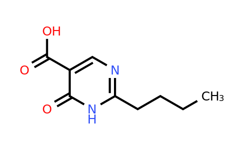 1541543-98-9 | 2-Butyl-6-oxo-1,6-dihydropyrimidine-5-carboxylic acid