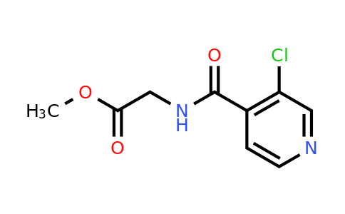 1541551-66-9 | Methyl (3-chloroisonicotinoyl)glycinate