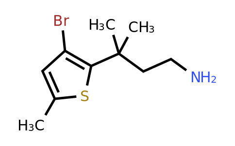 1542556-57-9 | 3-(3-Bromo-5-methylthiophen-2-yl)-3-methylbutan-1-amine