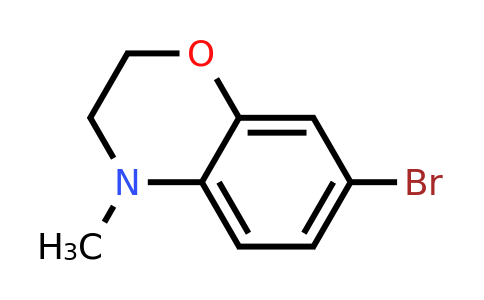154264-95-6 | 7-Bromo-4-methyl-3,4-dihydro-2H-benzo[b][1,4]oxazine