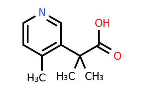 2-Methyl-2-(4-methylpyridin-3-yl)propanoic acid