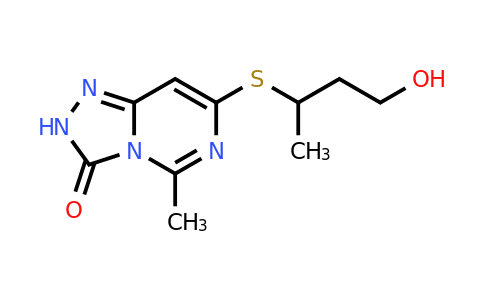 1542944-64-8 | 7-[(4-hydroxybutan-2-yl)sulfanyl]-5-methyl-2h,3h-[1,2,4]triazolo[4,3-c]pyrimidin-3-one
