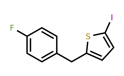 154355-88-1 | 2-(4-Fluorobenzyl)-5-iodothiophene