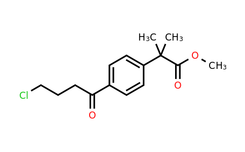 154477-54-0 | Methyl 2-(4-(4-chlorobutanoyl)phenyl)-2-methylpropanoate