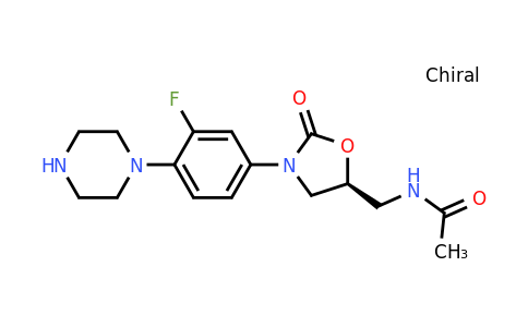 154590-66-6 | (S)-N-((3-(3-Fluoro-4-(piperazin-1-yl)phenyl)-2-oxooxazolidin-5-yl)methyl)acetamide