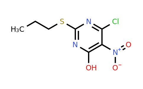 1548397-10-9 | 6-Chloro-5-nitro-2-(propylthio)pyrimidin-4-ol