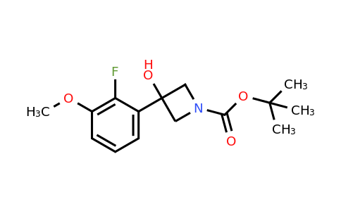 1548553-38-3 | tert-Butyl 3-(2-fluoro-3-methoxyphenyl)-3-hydroxyazetidine-1-carboxylate