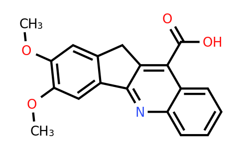 154869-00-8 | 2,3-Dimethoxy-11h-indeno[1,2-b]quinoline-10-carboxylic acid