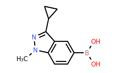 1551413-97-8 | (3-Cyclopropyl-1-methyl-1H-indazol-5-yl)boronic acid