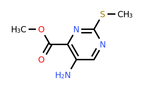 1554422-53-5 | Methyl5-amino-2-methylsulfanyl-pyrimidine-4-carboxylate
