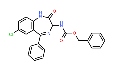 155452-87-2 | Benzyl (7-chloro-2-oxo-5-phenyl-2,3-dihydro-1H-benzo[e][1,4]diazepin-3-yl)carbamate