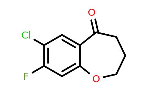 1555192-15-8 | 7-Chloro-8-fluoro-3,4-dihydrobenzo[b]oxepin-5(2H)-one