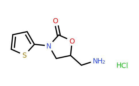 1555328-88-5 | 5-(Aminomethyl)-3-(thiophen-2-yl)-1,3-oxazolidin-2-one hydrochloride