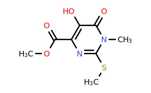 1556811-40-5 | Methyl 5-hydroxy-1-methyl-2-(methylthio)-6-oxo-1,6-dihydropyrimidine-4-carboxylate