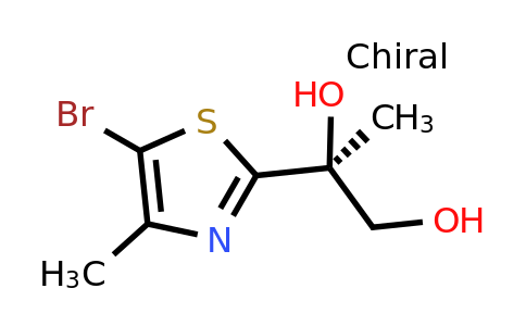 1558007-97-8 | (S)-2-(5-Bromo-4-methylthiazol-2-yl)propane-1,2-diol