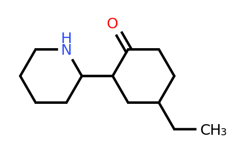 1558598-62-1 | 4-Ethyl-2-(piperidin-2-yl)cyclohexan-1-one