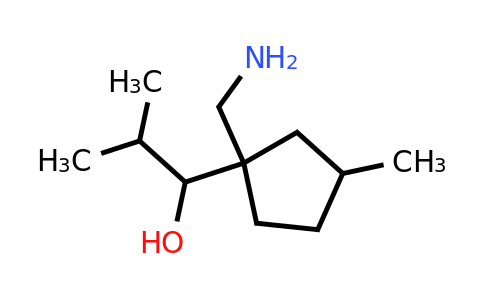 1-(1-(Aminomethyl)-3-methylcyclopentyl)-2-methylpropan-1-ol