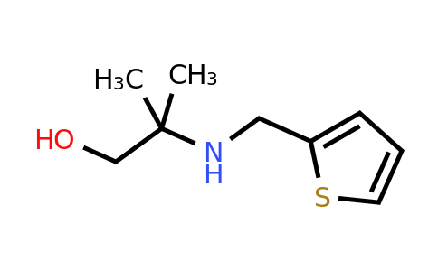 156543-21-4 | 2-Methyl-2-((thiophen-2-ylmethyl)amino)propan-1-ol