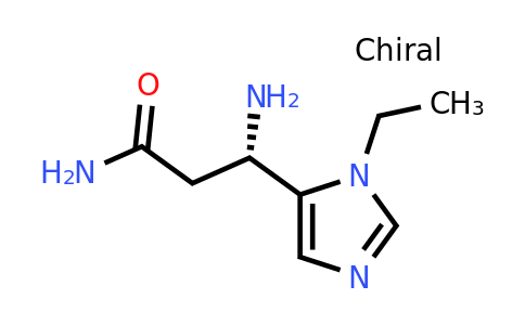 1567999-77-2 | (S)-3-Amino-3-(1-ethyl-1h-imidazol-5-yl)propanamide